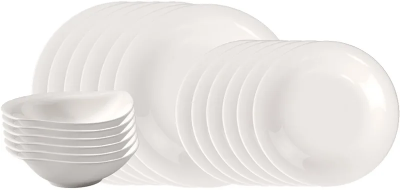 Dinner-Set Essential Set van 18 by Villeroy & Boch in Wit-gekleurd – product photo