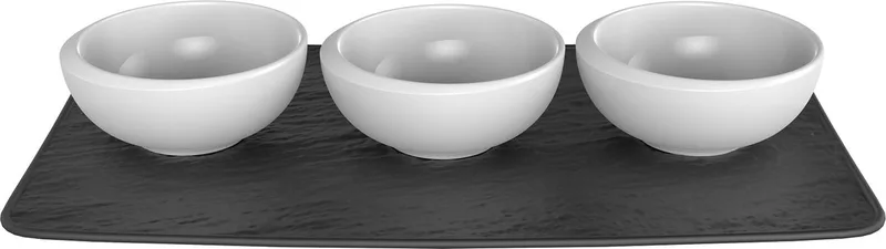 Dipschaaltjes Set / Kleine Schalen NewMoon – 4-delig – Stijlvol en Duurzaam – Perfect voor Dips, Sauzen en Snacks de Villeroy & Boch en Blanc – photo produit