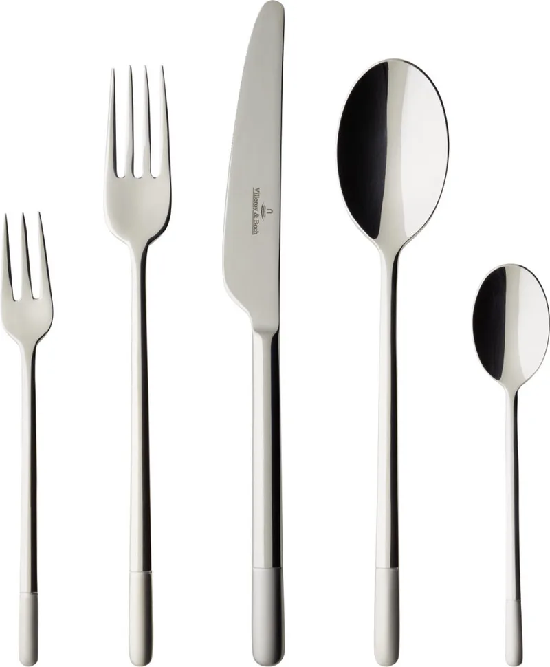 Ella bestekset Satin 30-delig 18/10 RVS by Villeroy & Boch in Silver – product photo