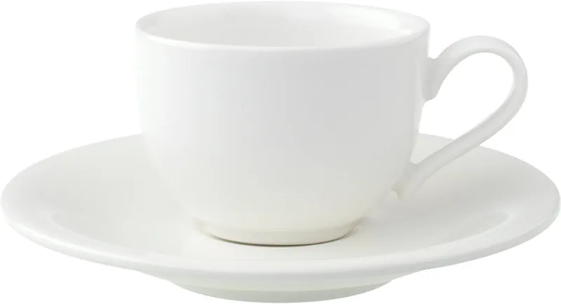 Espressokop en -schotel New Cottage - 50 ml by Villeroy & Boch in White – product photo