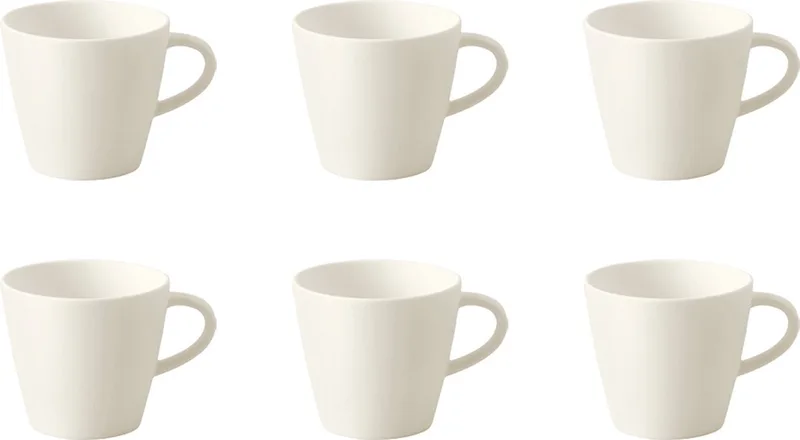 Espressotasse Manufacture Rock 60 ml Set van 6 by Villeroy & Boch in Wit-gekleurd – product photo
