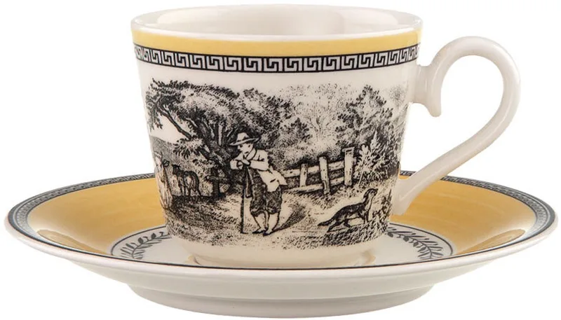 Espressotasse mit Untertasse Audun Ferme 80 ml by Villeroy & Boch in Gekleurd – product photo