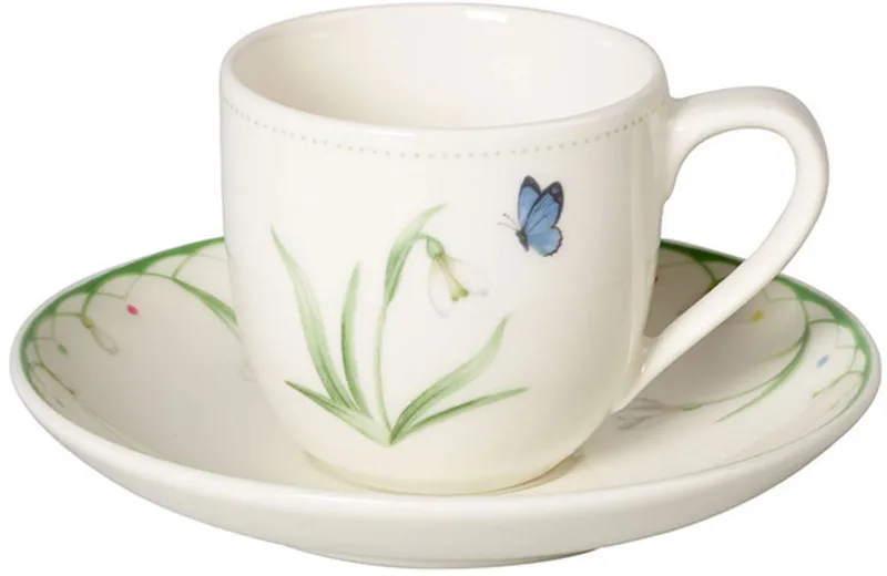 Espressotasse mit Untertasse Colourful Spring 100 ml by Villeroy & Boch in Gekleurd – product photo