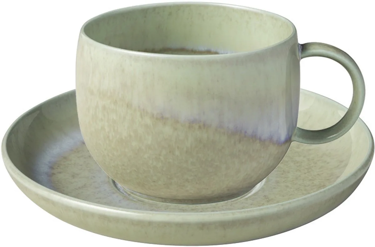 Espressotasse mit Untertasse Perlemor Alga 60 ml by Villeroy & Boch in Green – product photo