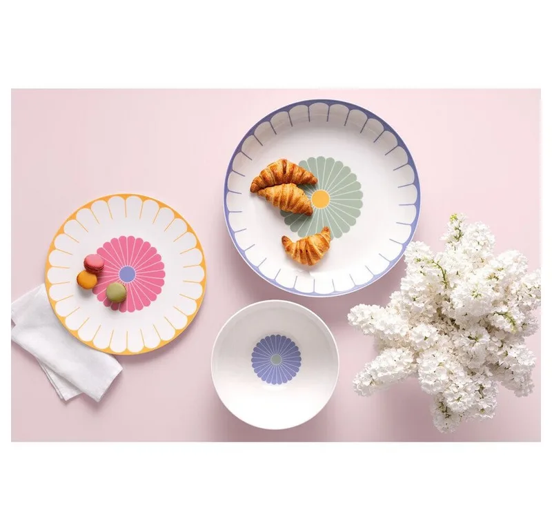 Fleur Couleur ronde schotel / onderbord D31.8cm by Villeroy & Boch in Multicolour – product photo 4 of 4