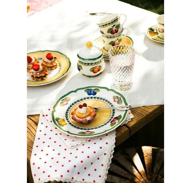 French Garden Ontbijtbord - 21 cm - Porselein by Villeroy & Boch in Multicolour – product photo 3 of 3