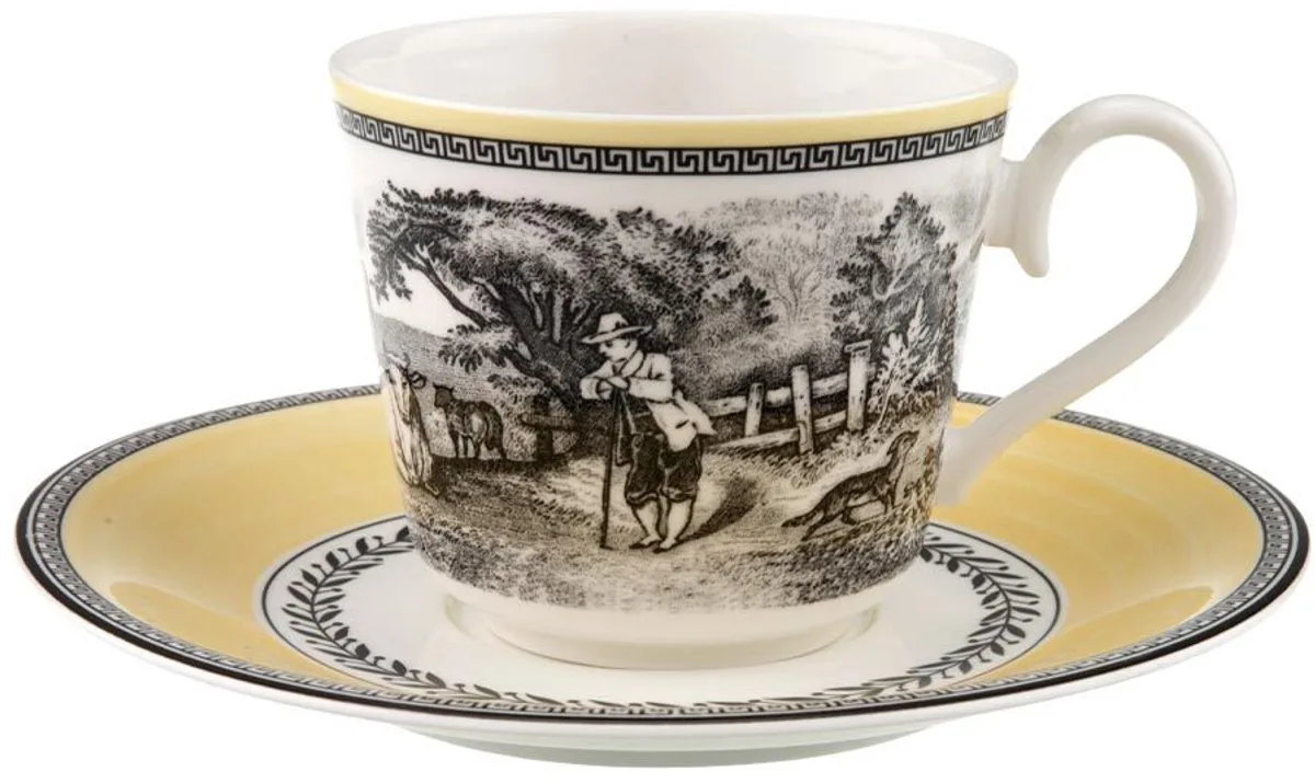 Frühstückstasse mit Untertasse Audun Ferme 270 ml de Villeroy & Boch en Gekleurd – photo produit