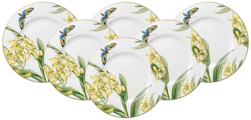 Frühstücksteller Amazonia ø 22,5 cm Set van 6 by Villeroy & Boch in Gekleurd – product photo