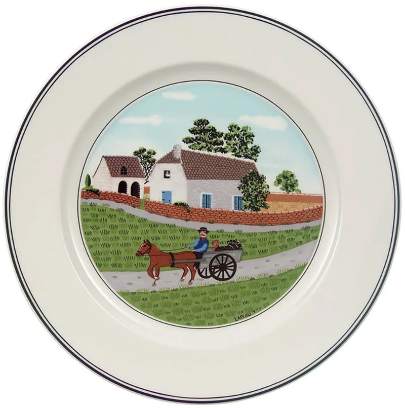 Frühstücksteller Bauer Design Naif ø 21 cm by Villeroy & Boch in Gekleurd – product photo