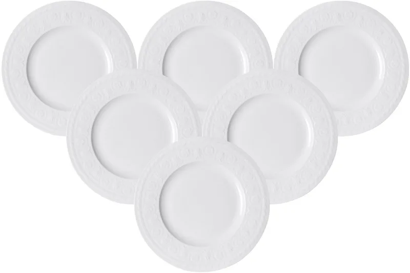 Frühstücksteller Cellini ø 22 cm Set van 6 fra Villeroy & Boch i Wit-gekleurd – produktbillede