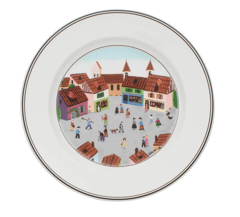 Frühstücksteller Dorf Design Naif ø 21 cm de Villeroy & Boch en Gekleurd – photo produit