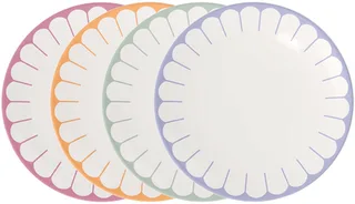 Frühstücksteller Fleur Couleur ø 21,2 cm Set van 4 by Villeroy & Boch in Gekleurd – product photo 1 of 5