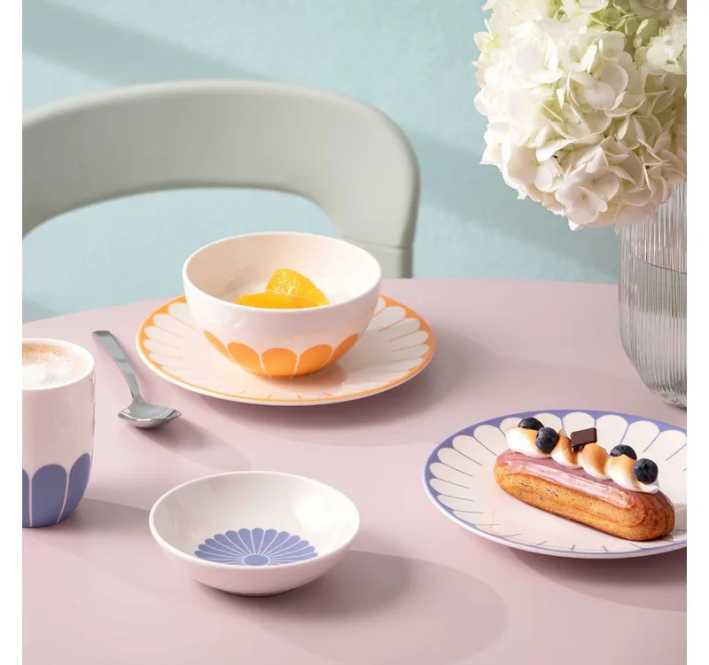 Frühstücksteller Fleur Couleur ø 21,2 cm Set van 4 by Villeroy & Boch in Gekleurd – product photo 5 of 5
