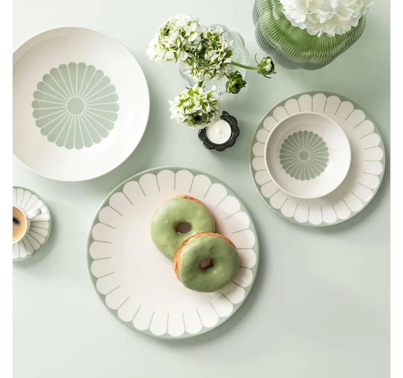 Frühstücksteller Fleur Couleur ø 21,2 cm Set van 4 by Villeroy & Boch in Gekleurd – product photo 3 of 5