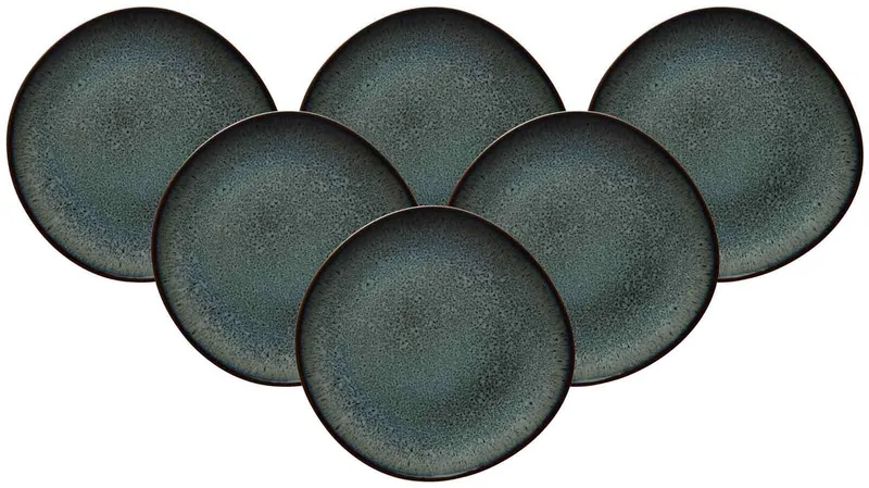 Frühstücksteller Lave ø 23 cm Set van 6 by Villeroy & Boch in Grey – product photo