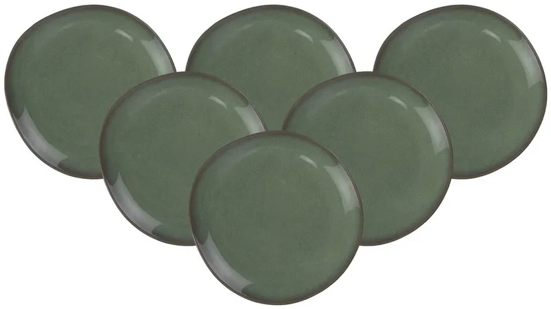 Frühstücksteller Lave ø 23 cm Set van 6 de Villeroy & Boch en Vert – photo produit