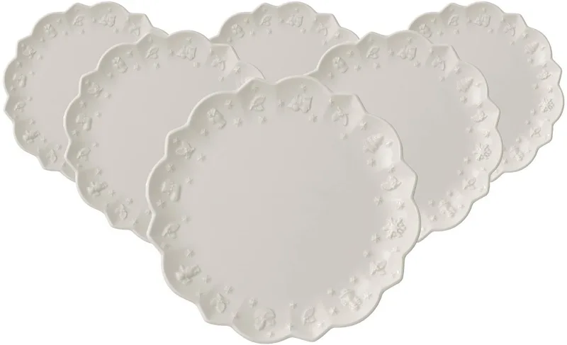 Frühstücksteller Toy's Delight Royal Classic ø 23,3 cm Set van 6 by Villeroy & Boch in Wit-gekleurd – product photo