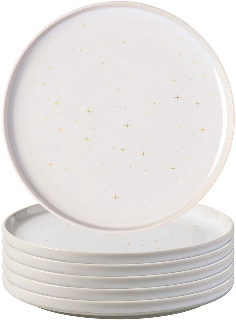 Frühstücksteller Winter Glow ø 21,1 cm Set van 6 von Villeroy & Boch in Beige – Produktfoto
