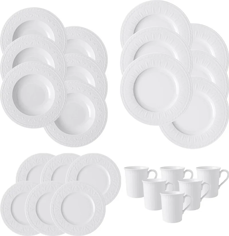 Geschirr-Set Cellini Set van 24 by Villeroy & Boch in Wit-gekleurd – product photo