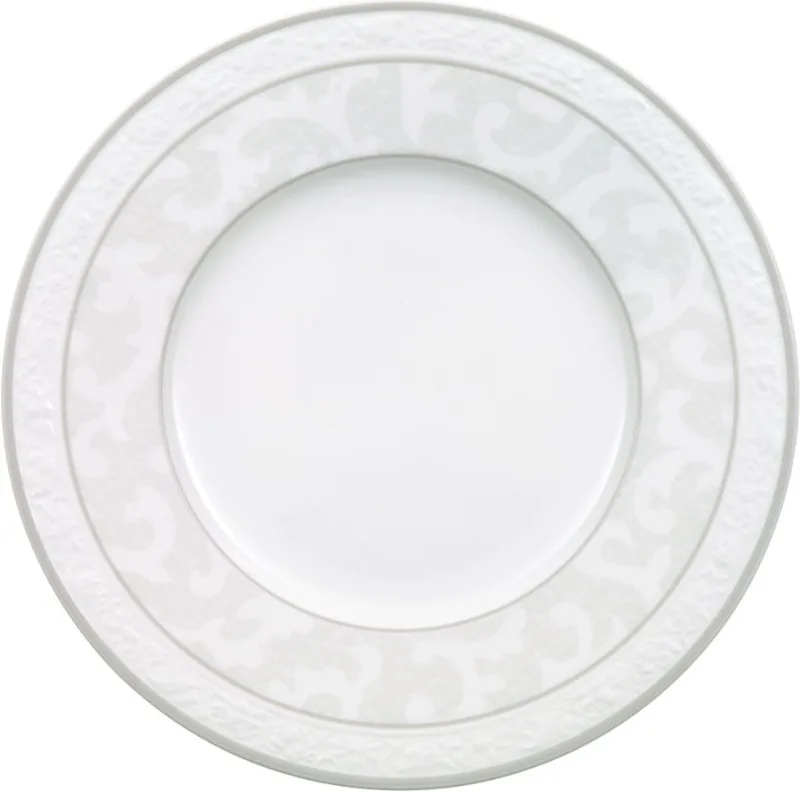 Gray Pearl Gebaksbord 18cm by Villeroy & Boch in Wit en grijs – product photo