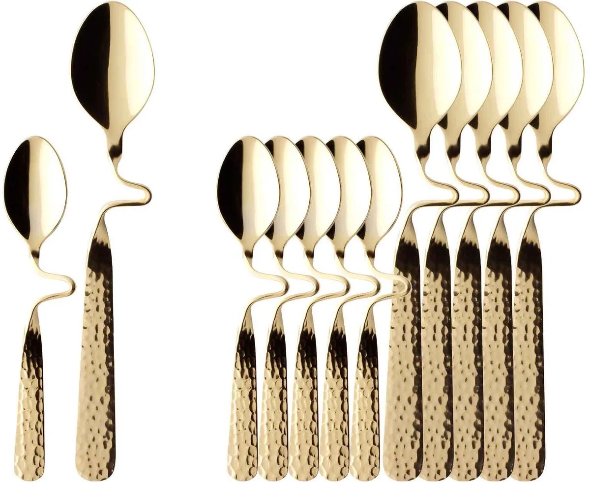 Kaffeelöffel NewWave Caffè Spoon (12 Stück) von Villeroy & Boch in Gold – Produktfoto