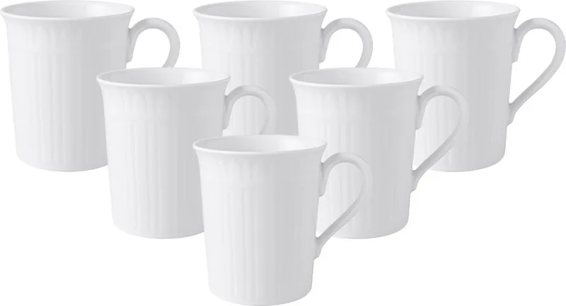 Kaffeebecher Cellini 300 ml Set van 6 by Villeroy & Boch in Wit-gekleurd – product photo
