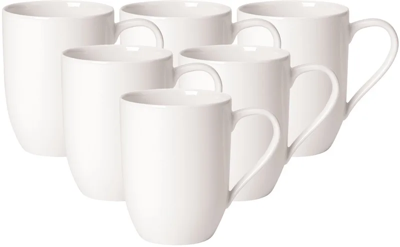 Kaffeebecher For Me 290 ml Set van 6 von Villeroy & Boch in Wit-gekleurd – Produktfoto