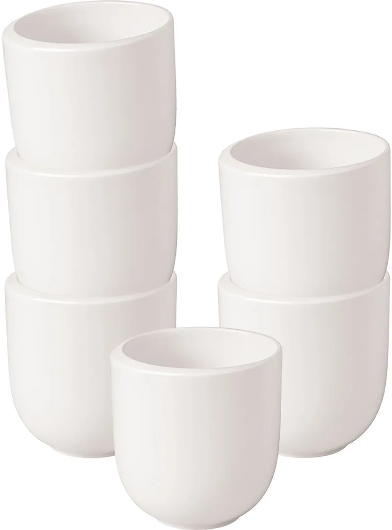Kaffeebecher NewMoon 320 ml Set van 6 by Villeroy & Boch in Wit-gekleurd – product photo