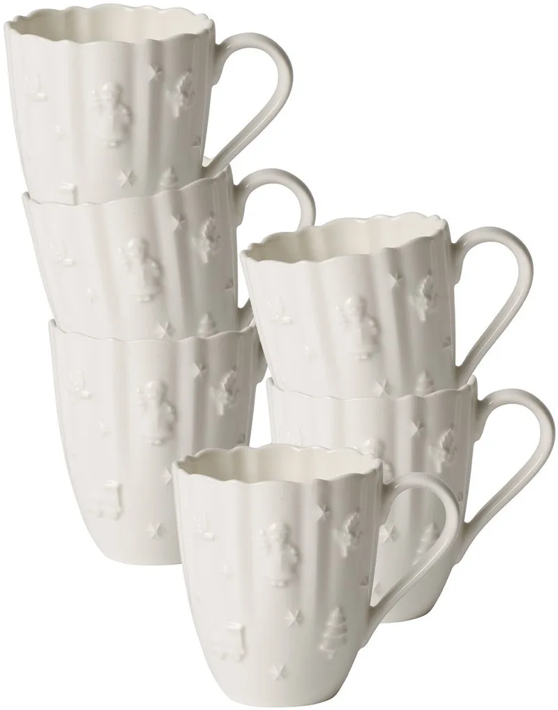 Kaffeebecher Toy's Delight Royal Classic 250 ml Set van 6 fra Villeroy & Boch i Wit-gekleurd – produktbillede