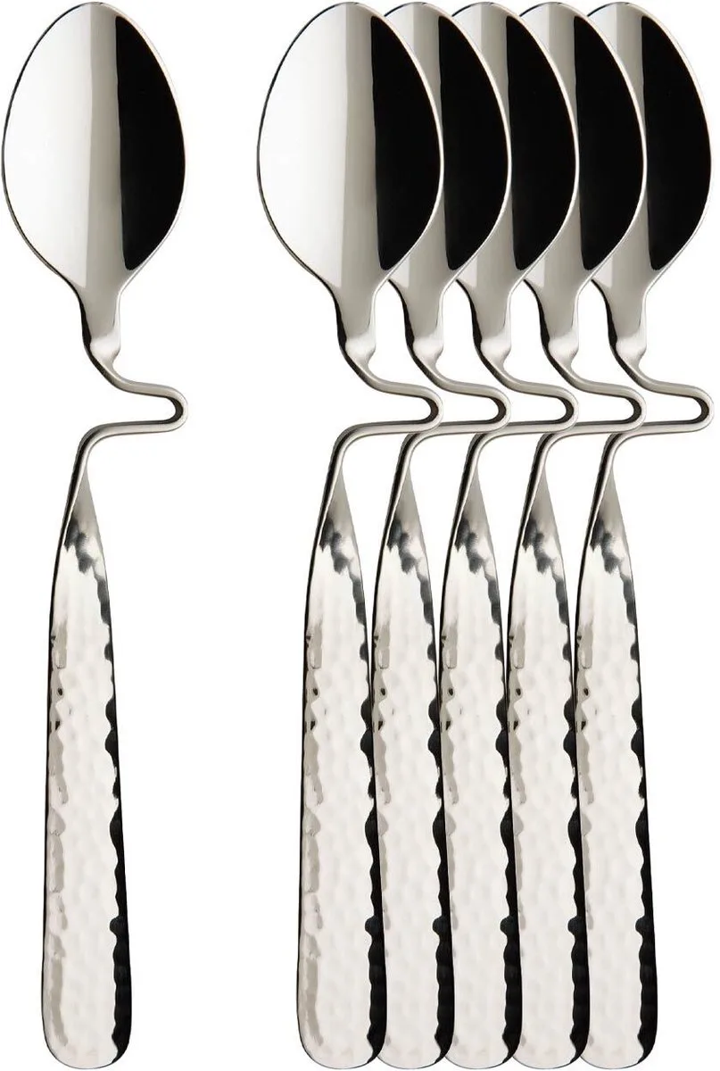 Kaffeelöffel NewWave Caffè Spoon 17,5 cm Set van 6 de Villeroy & Boch en Argent – photo produit