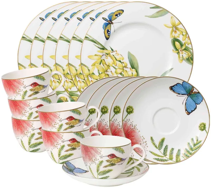 Kaffeeservice Amazonia Set van 18 von Villeroy & Boch in Gekleurd – Produktfoto