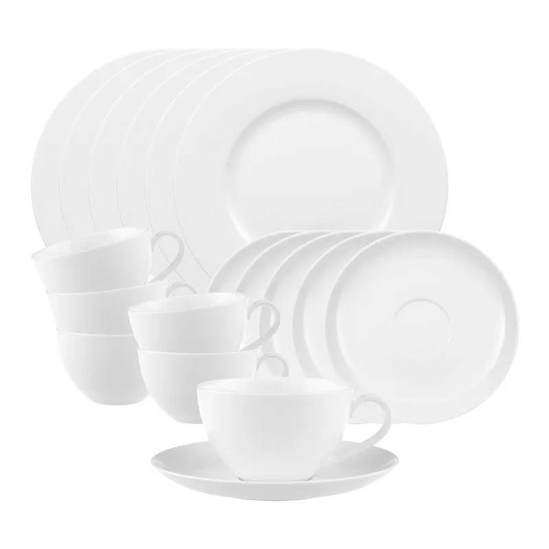Kaffeeservice Anmut Set van 18 von Villeroy & Boch in Wit-gekleurd – Produktfoto