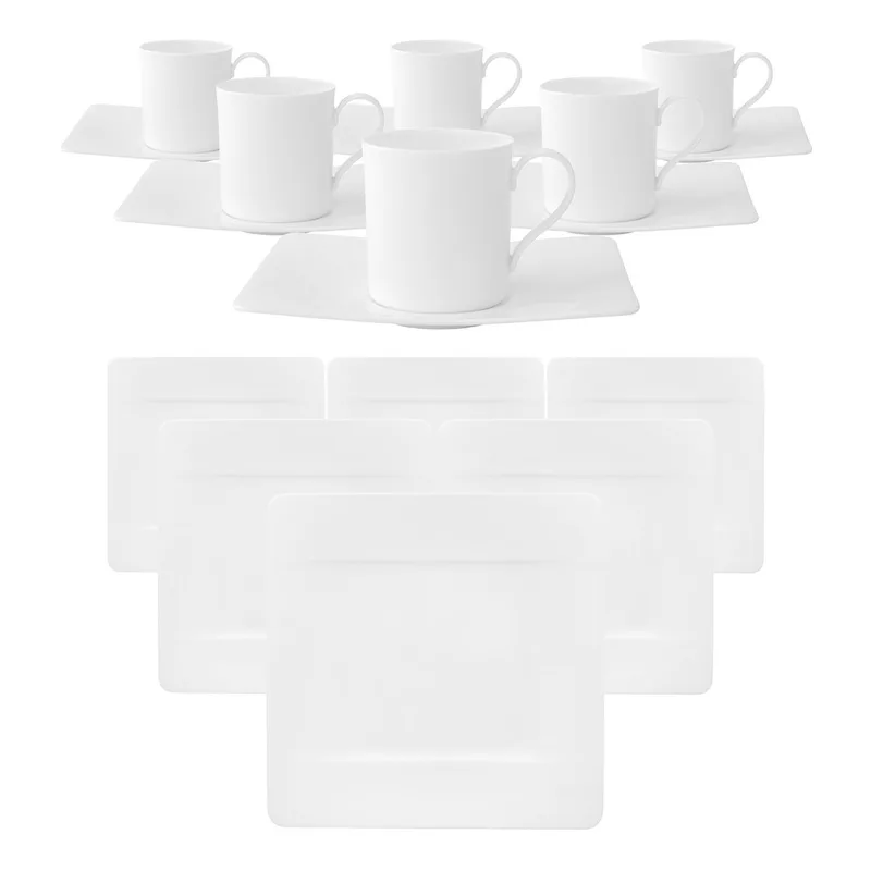 Kaffeeservice Modern Grace Set van 18 von Villeroy & Boch in Wit-gekleurd – Produktfoto
