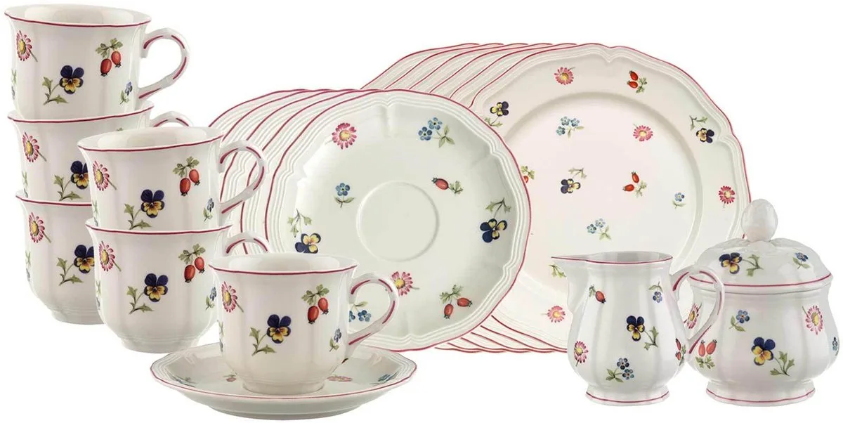 Kaffeeservice Petite Fleur Set van 20 van Villeroy & Boch in Gekleurd – productfoto