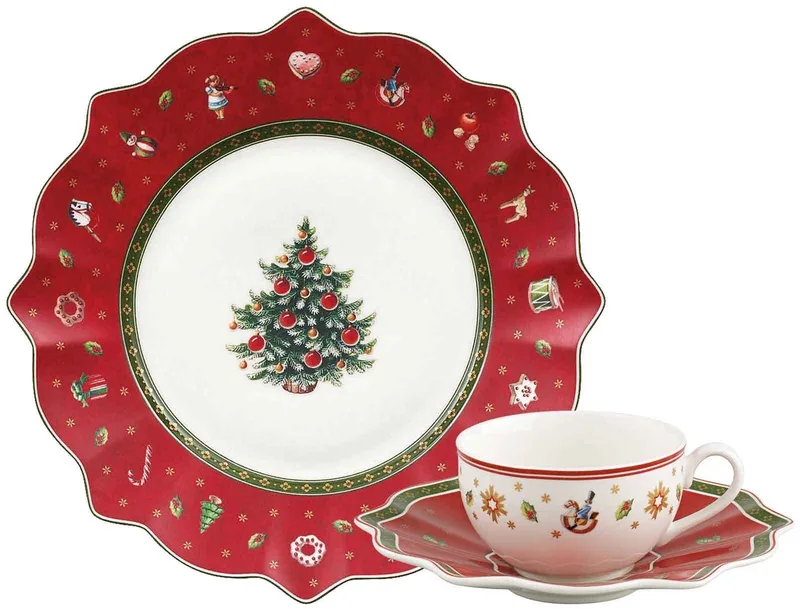 Kaffeeservice Toy's Delight Set van 18 by Villeroy & Boch in Red – product photo