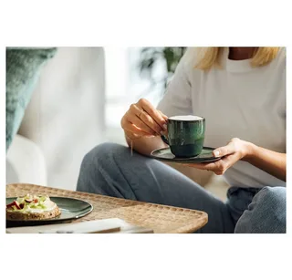 Kaffeetasse Lave 190 ml von Villeroy & Boch in Grün – Produktfoto 3 von 4