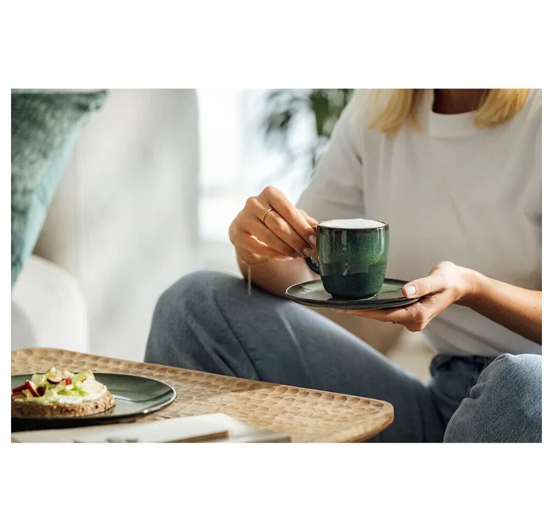 Kaffeetasse Lave 190 ml von Villeroy & Boch in Grün – Produktfoto 3 von 4