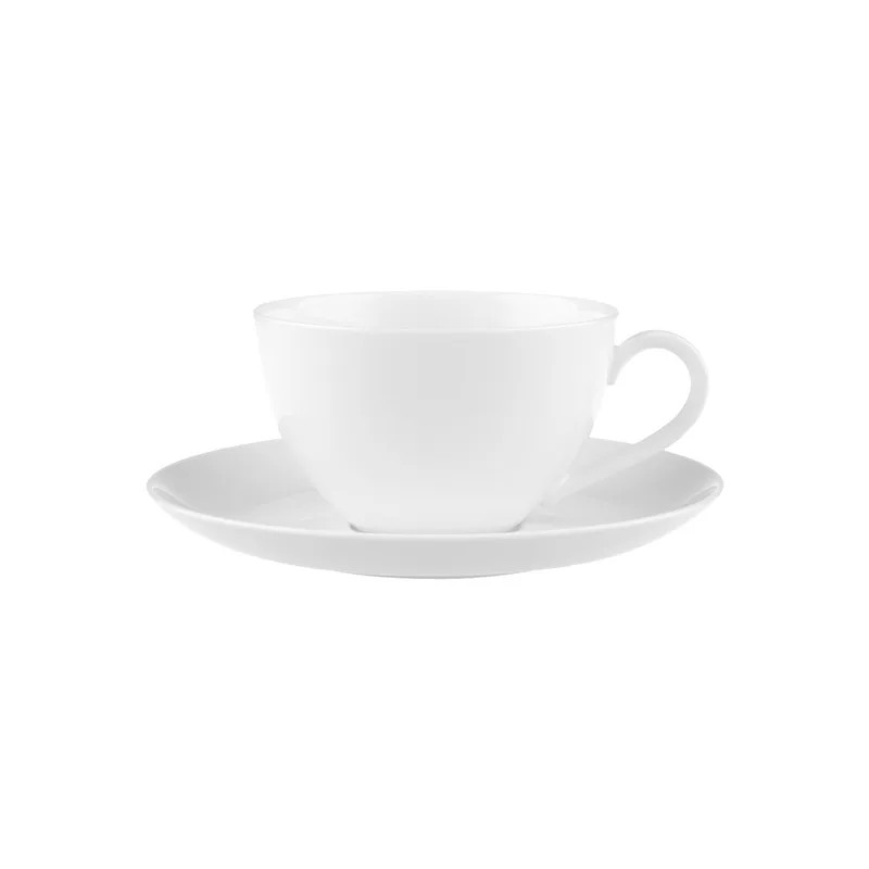 Kaffeetasse mit Untertasse Anmut 280 ml Set van 2 by Villeroy & Boch in Wit-gekleurd – product photo