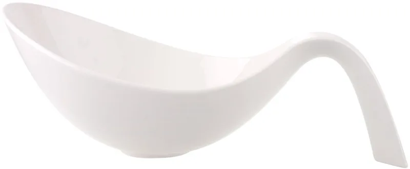 Kleine Schaal Flow - 1.8 Liter - met Handgreep by Villeroy & Boch in White – product photo