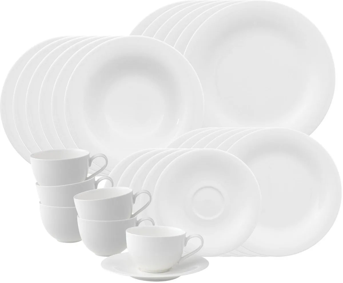 Kombiservice New Cottage Basic Set van 30 de Villeroy & Boch en Wit-gekleurd – photo produit