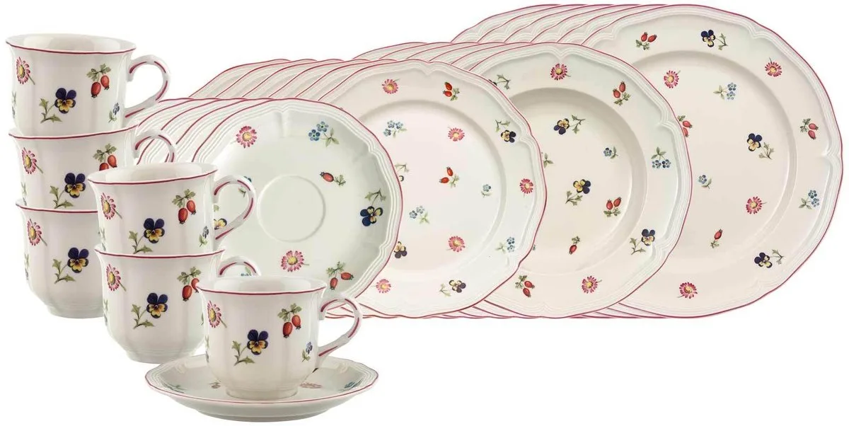 Kombiservice Petite Fleur Set van 30 de Villeroy & Boch en Wit-gekleurd – photo produit