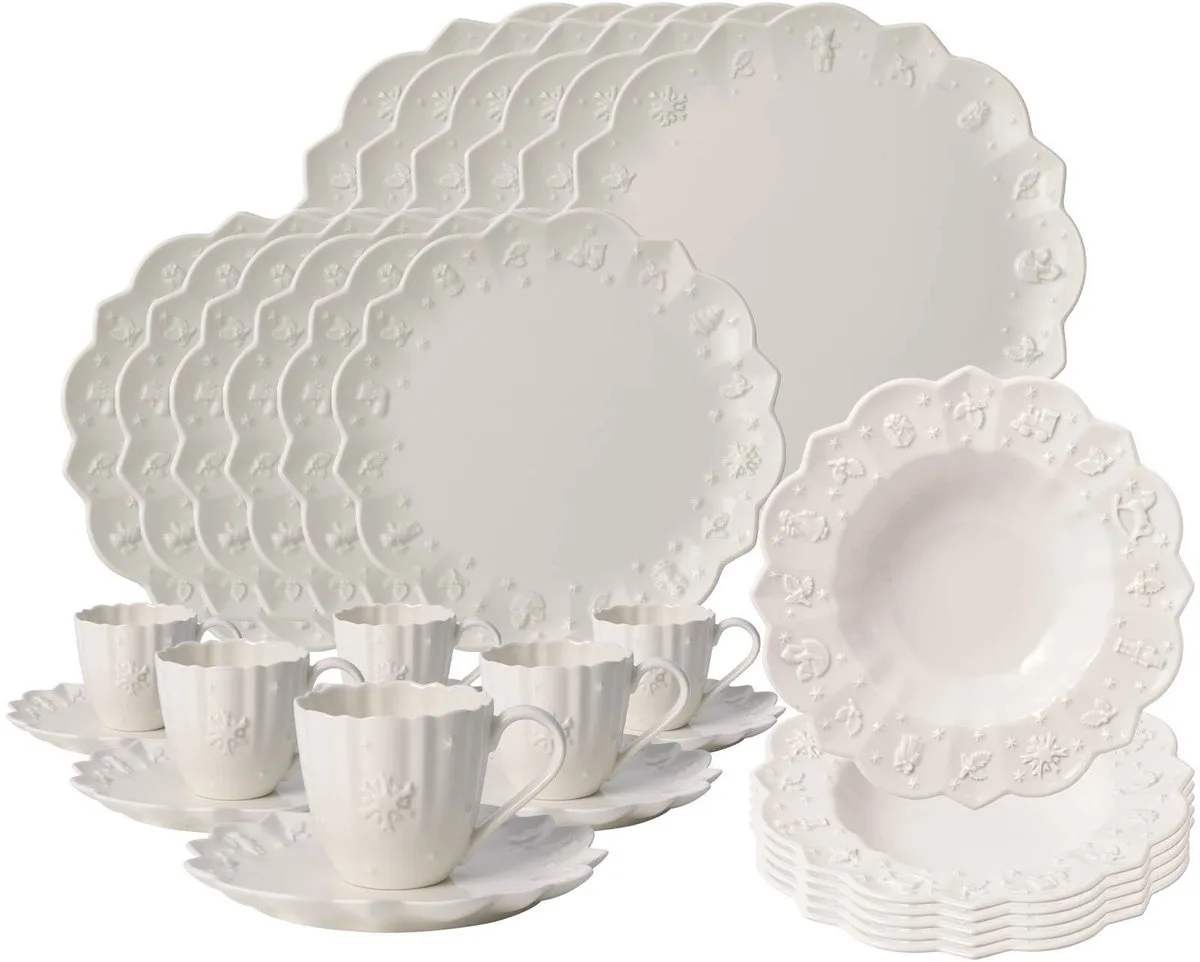 Kombiservice Toy's Delight Royal Classic Set van 30 de Villeroy & Boch en Wit-gekleurd – photo produit