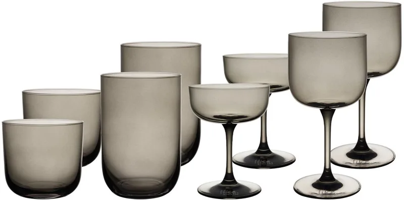 Komplett-Gläser-Set Like Glass Set van 8 by Villeroy & Boch in Smoke – product photo