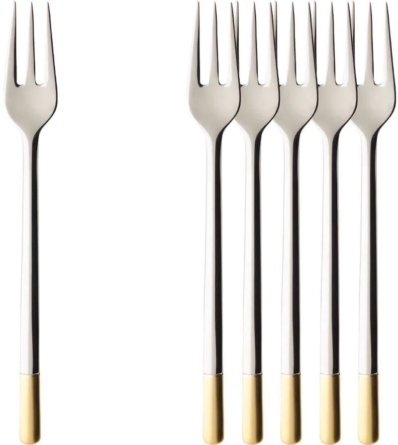 Kuchengabeln Ella 15,9 cm Set van 6 by Villeroy & Boch in Roestvrij staal – product photo