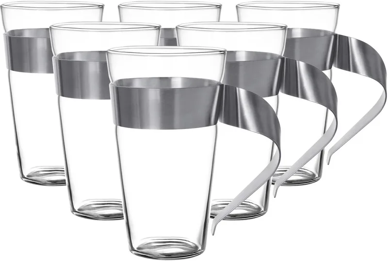 Latte-Macchiato-Gläser NewWave 300 ml Set van 6 by Villeroy & Boch in Transparent – product photo