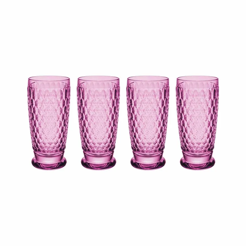 Longdrinkgläser Boston Coloured 400 ml Set van 4 by Villeroy & Boch in Berry – product photo
