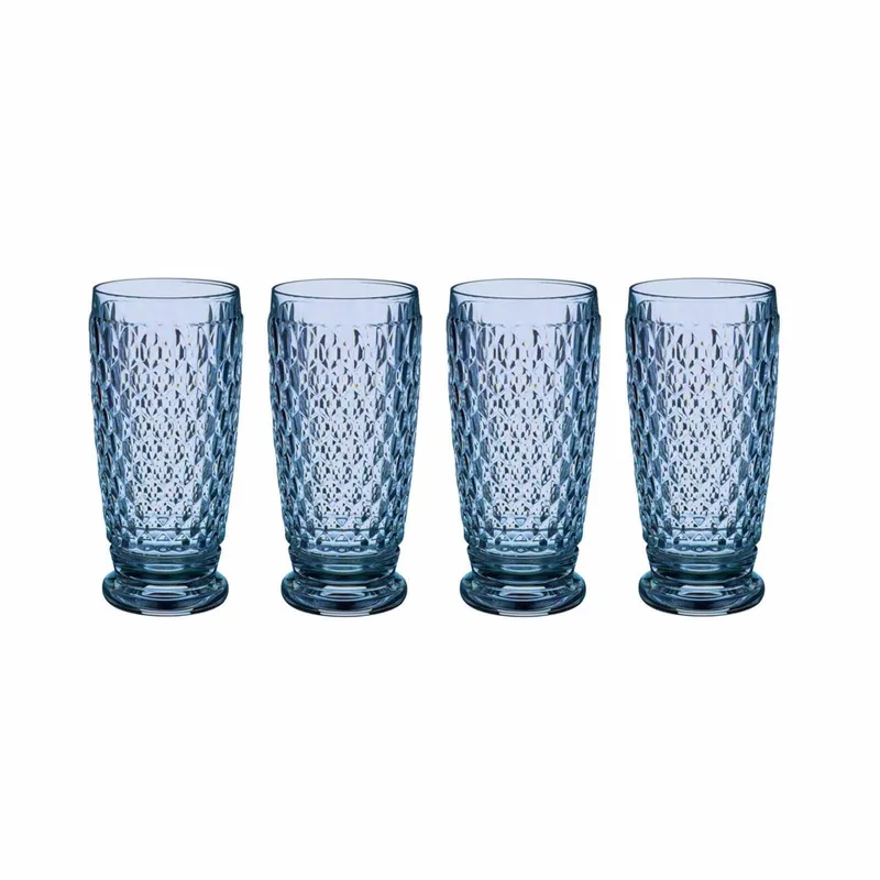 Longdrinkgläser Boston Coloured 400 ml Set van 4 de Villeroy & Boch en Bleu – photo produit