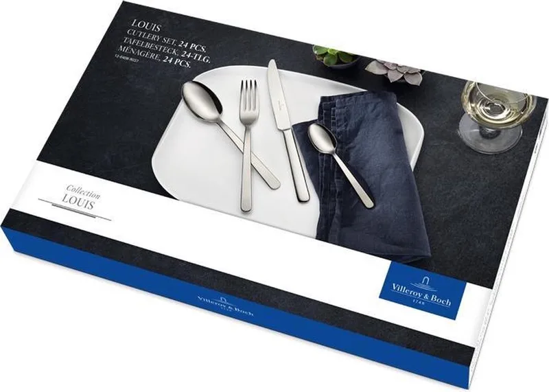 Louis Bestekcassette - 24 delig - 44 x 28 x 5 cm by Villeroy & Boch in Silver – product photo