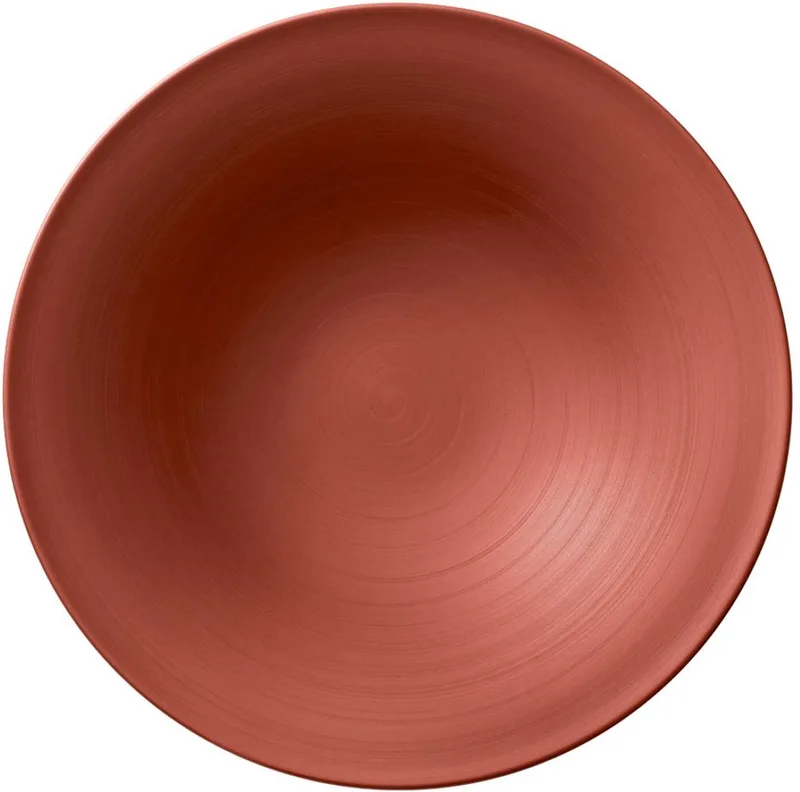 Manufacture Glow Diep bord coupe - Ø 29 cm by Villeroy & Boch in Copper – product photo