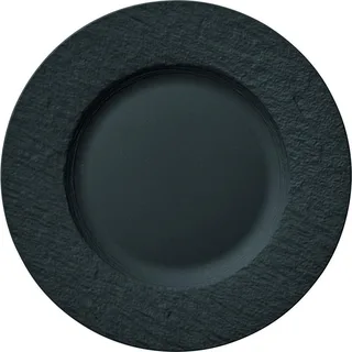Manufacture Rock Dinerbord Rond - Ø 27 cm de Villeroy & Boch en Noir – photo produit 1 sur 5